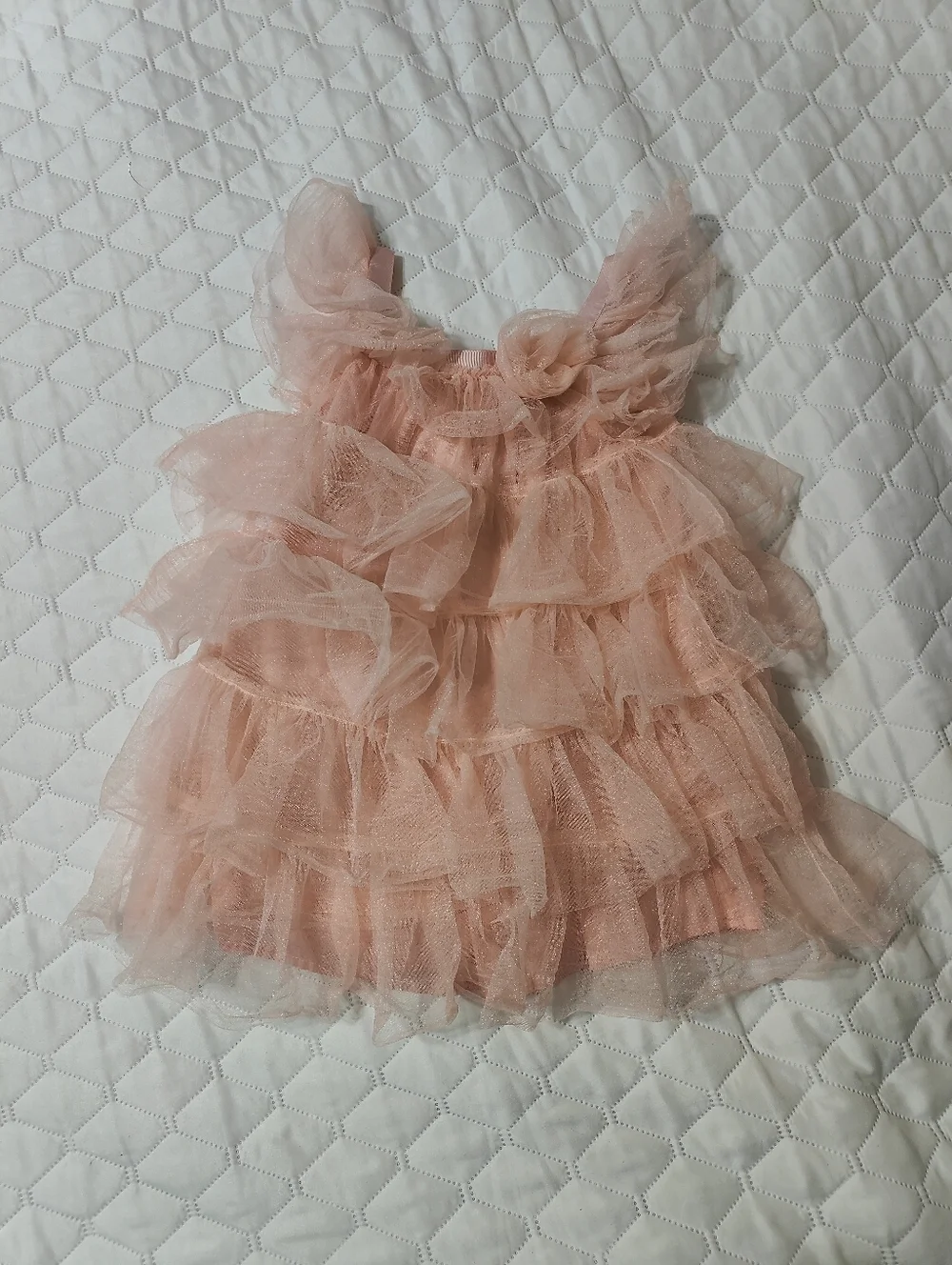Gap x Loveshackfancy Pink Ruffle Dress Girls Size 4T